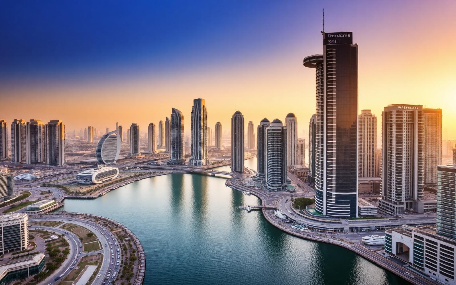 Business Bay aerial