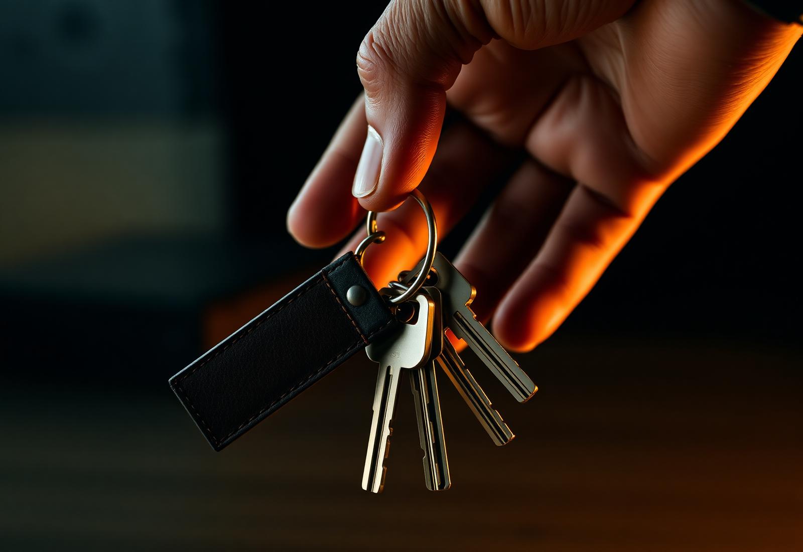 Handing over keys